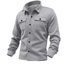 Photo: Montana Textured Button Overshirt | Seoden London — view 5