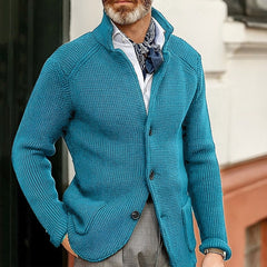 Photo: Venezia Stand-Collar Knit Cardigan | Seoden London — view 3