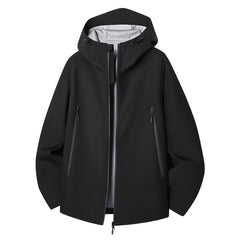 Photo: Buxton Soft-Shell Hooded Rain Jacket | Seoden London — view 8