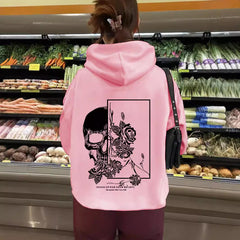 Photo: Memento Skull Floral Hoodie | Seoden London — view 4