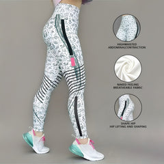 Photo: Alessia Printed High-Waist Leggings | Seoden London — view 2
