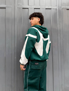 Photo: Shibuya Colour-Block Zip Hoodie | Seoden London — view 2