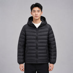 Photo: Nagano Lightweight Hooded Puffer | Seoden London — view 3