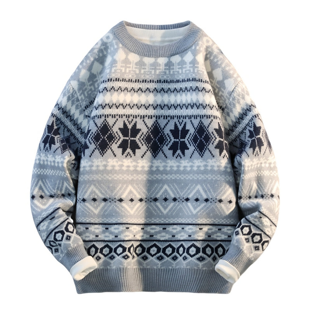 Photo: Lillehammer Fair Isle Crew Knit | Seoden London