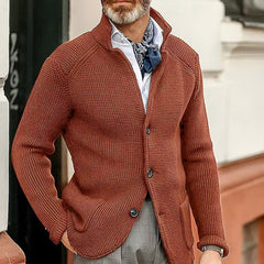 Photo: Venezia Stand-Collar Knit Cardigan | Seoden London — view 6