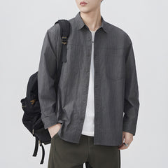 Photo: Men's Lightweight Workwear Shirt Jacket | Seoden London — view 1