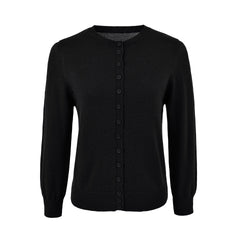 Photo: Oxford Cropped Ribbed Cardigan | Seoden London — view 6