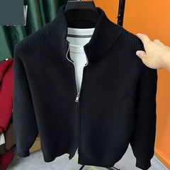 Photo: Dundee Double-Zip Knit Cardigan | Seoden London — view 5