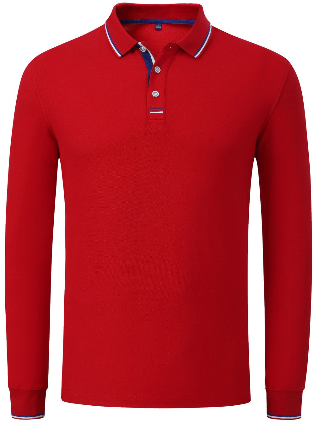 Photo: Men's Long Sleeve Cotton Golf Polo Shirt | Seoden London