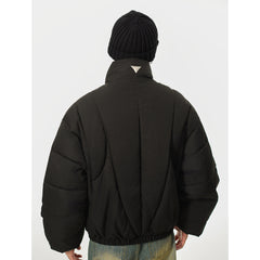 Photo: Oslo Stand-Collar Puffer Jacket | Seoden London — view 4