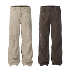 Photo: Men's Pleated Cotton Chinos | Seoden London — view 5