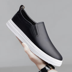 Photo: Men's Cowhide Leather Slip-On Loafers | Seoden London — view 3
