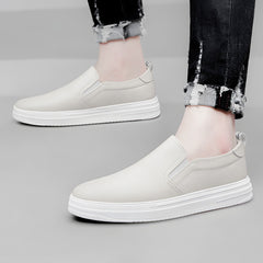 Photo: Men's Cowhide Leather Slip-On Loafers | Seoden London — view 4