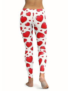 Photo: Valeria Heart-Print Leggings | Seoden London — view 2