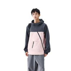Photo: Hakone Diagonal-Zip Colour-Block Anorak | Seoden London — view 5