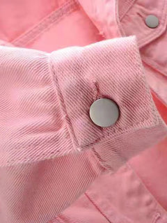 Photo: Women's Plus Size Cropped Denim Jacket | Seoden London — view 13