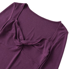 Photo: Marisol Twist-Front Long Sleeve Top | Seoden London — view 2