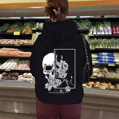 Photo: Memento Skull Floral Hoodie | Seoden London — view 2