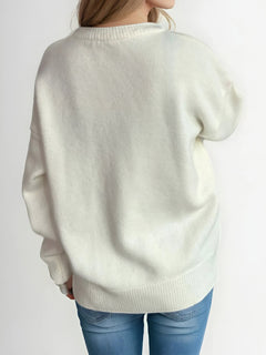 Photo: Copenhagen Relaxed Chunky Knit Jumper | Seoden London — view 3