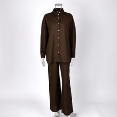 Photo: Women's Button-Up Cotton Pyjama Set | Seoden London — view 6