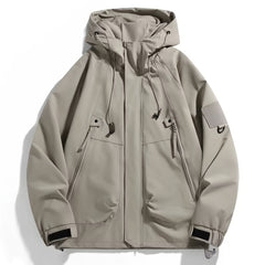 Photo: Keswick Stand-Collar Hooded Windbreaker | Seoden London — view 2