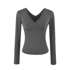 Photo: Everyday Cross V-Neck Stretch Top | Seoden London — view 7