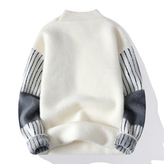 Photo: Bruges Colour-Block Mock-Neck Knit | Seoden London — view 1