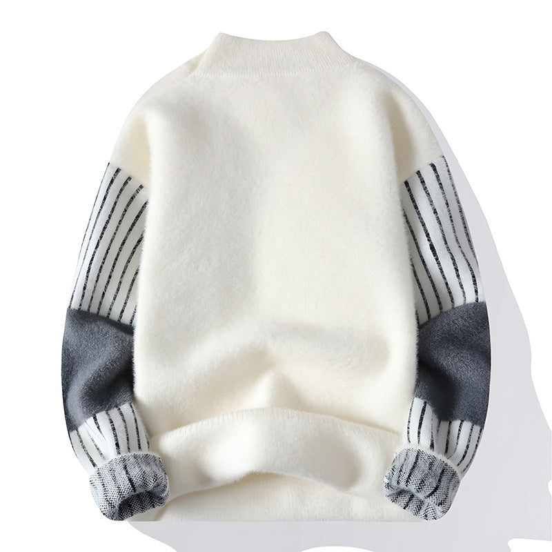 Photo: Bruges Colour-Block Mock-Neck Knit | Seoden London