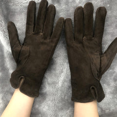 Photo: Hakodate Suede-Look Winter Gloves | Seoden London — view 4