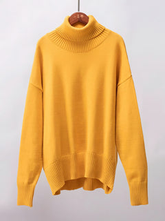 Photo: Women's Ribbed Roll Neck Jumper | Seoden London — view 35