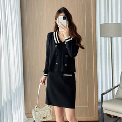 Photo: Women's Knit Cardigan and Mini Skirt Set | Seoden London — view 5