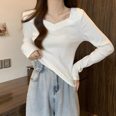 Photo: Renata Double-Faced Fleece V-Neck Top | Seoden London — view 6