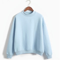 Photo: Serafina Fleece-Lined Mock-Neck Sweatshirt | Seoden London — view 13