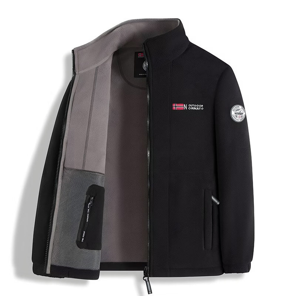Photo: Men's Sherpa Lined Fleece Jacket | Seoden London