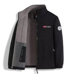 Photo: Men's Sherpa Lined Fleece Jacket | Seoden London — view 1