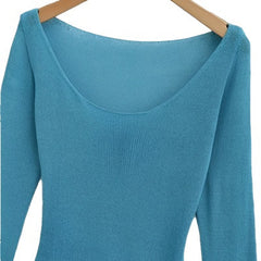 Photo: Aurelia Distressed Fine-Knit Long Top | Seoden London — view 5