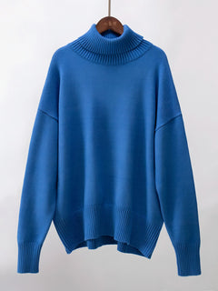 Photo: Women's Ribbed Roll Neck Jumper | Seoden London — view 23