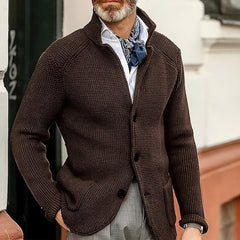 Photo: Venezia Stand-Collar Knit Cardigan | Seoden London — view 10
