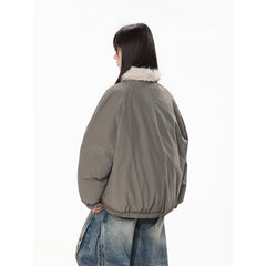 Photo: Helsinki Puffer Jacket with Faux Fur Collar | Seoden London — view 4