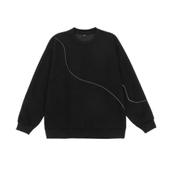Photo: Men's Relaxed Cotton Crew Neck Sweatshirt | Seoden London — view 7