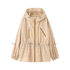 Photo: Glasgow Gingham Hooded Rain Jacket | Seoden London — view 4