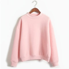 Photo: Serafina Fleece-Lined Mock-Neck Sweatshirt | Seoden London — view 14