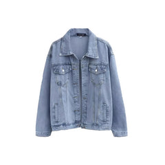 Photo: Women's Plus Size Oversized Denim Jacket | Seoden London — view 1