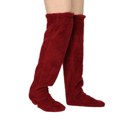 Photo: Cloud Plush Over-the-Knee Lounge Socks | Seoden London — view 7