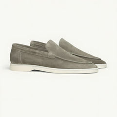 Photo: Portofino Suede-Look Slip-On Loafers | Seoden London — view 4