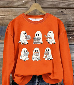 Photo: Bookworm Ghosts Sweatshirt | Seoden London — view 11