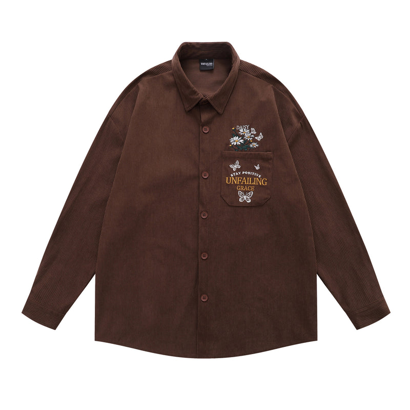 Photo: Kensington Embroidered Corduroy Shirt | Seoden London