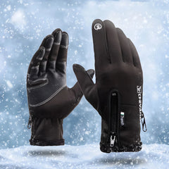 Photo: Zip-Cuff Waterproof Winter Gloves | Seoden London — view 2