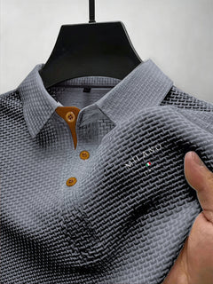 Photo: Rimini Tipped Waffle Polo | Seoden London — view 17