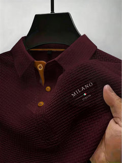 Photo: Rimini Tipped Waffle Polo | Seoden London — view 19